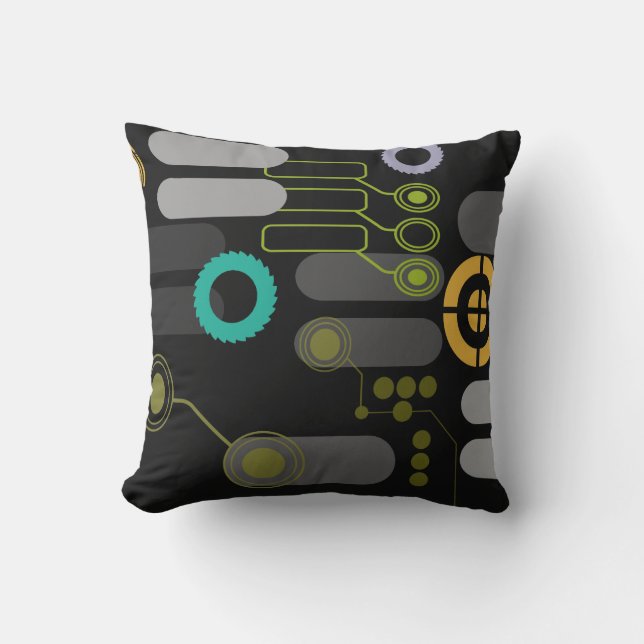 Coussin technique (en noir) (Recto)