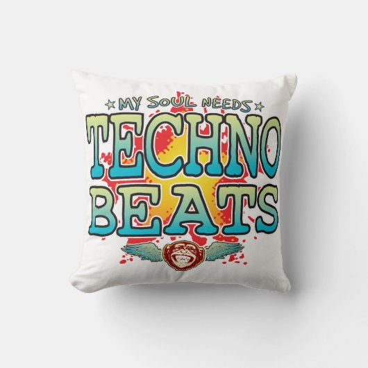 Coussin Techno bat Soul Cushion (Recto)