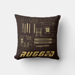 Coussin technologie brun et or Carte mère Carte de cir