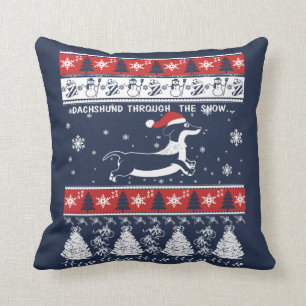 COUSSIN TECKEL PAR LA NEIGE