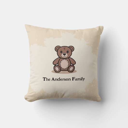 Coussin Teddy Bear (Recto)