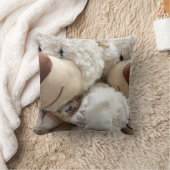 COUSSIN "TEDDY BEAR COUPLE" JETER UN COULEUR (Couverture)