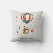 Coussin Teddy Bear Hot Air Balloon Cozy (Recto)