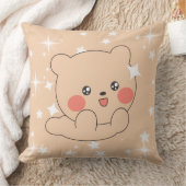 Coussin Teddy Bear Pillow for Kids – Cute Nursery Design (Couverture)