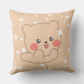 Coussin Teddy Bear Pillow for Kids – Cute Nursery Design (Verso)