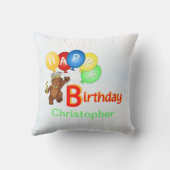Coussin Teddy Bear Prince 1er anniversaire (Verso)