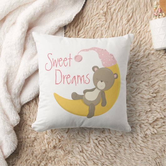 Coussin Teddy Bear sur Crescent Moon Nursery (Couverture)