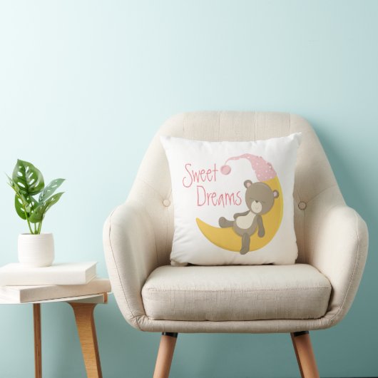 Coussin Teddy Bear sur Crescent Moon Nursery (Chaise)