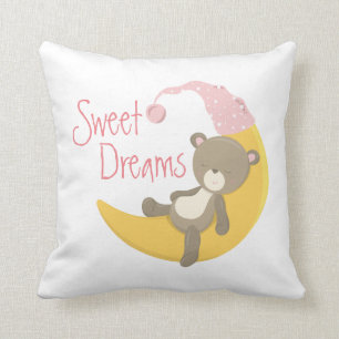 Coussin Teddy Bear sur Crescent Moon Nursery