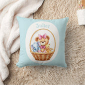 Coussin Teddy & ses amis dans un panier (Couverture)