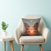 Coussin Teddy Time Ensemble – Ours de la Saint-Valentin (Chaise)