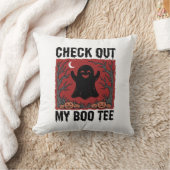 Coussin Tee drôle de fantôme boo Halloween conception de v (Couverture)