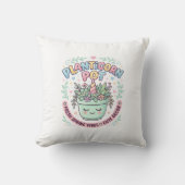 Coussin Tee-shirt graphique design graphique de pot de lic (Recto)