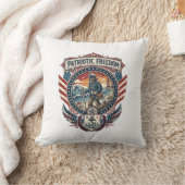 Coussin Tee-shirt graphique vectoriel Patriotic Beachcombe (Couverture)