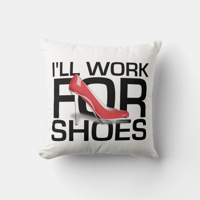 Coussin TEE Work for Shoes (Recto)