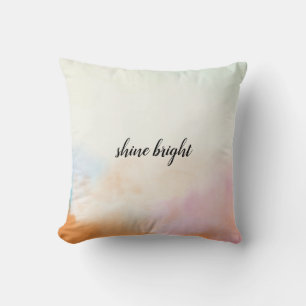 Coussin Teinture à tarte rose orange rose