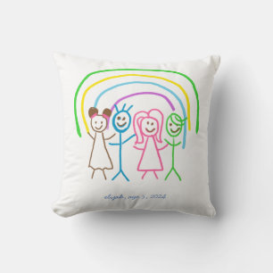 Coussin Télécharger des enfants Dessiner Transformer des e