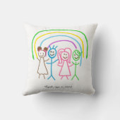 Coussin Télécharger des enfants Dessiner Transformer des e (Verso)