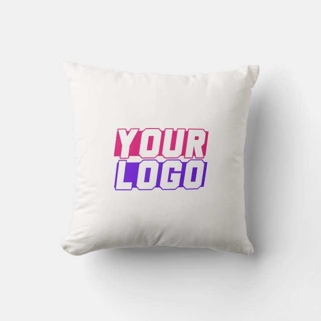 Coussin Télécharger votre logo (Recto)