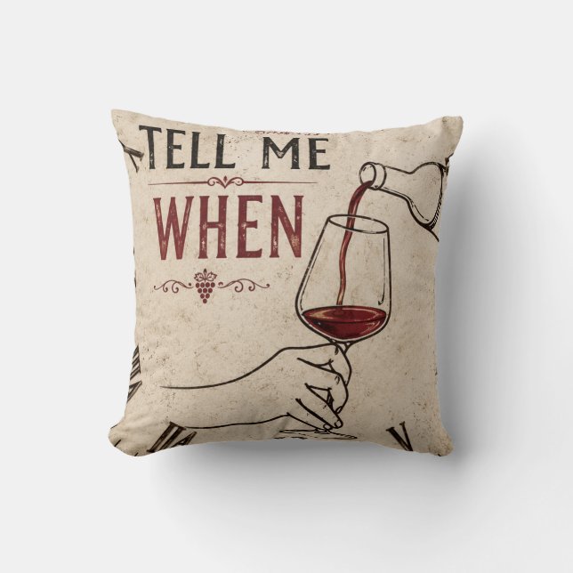 Coussin Tell Me When Win (Recto)