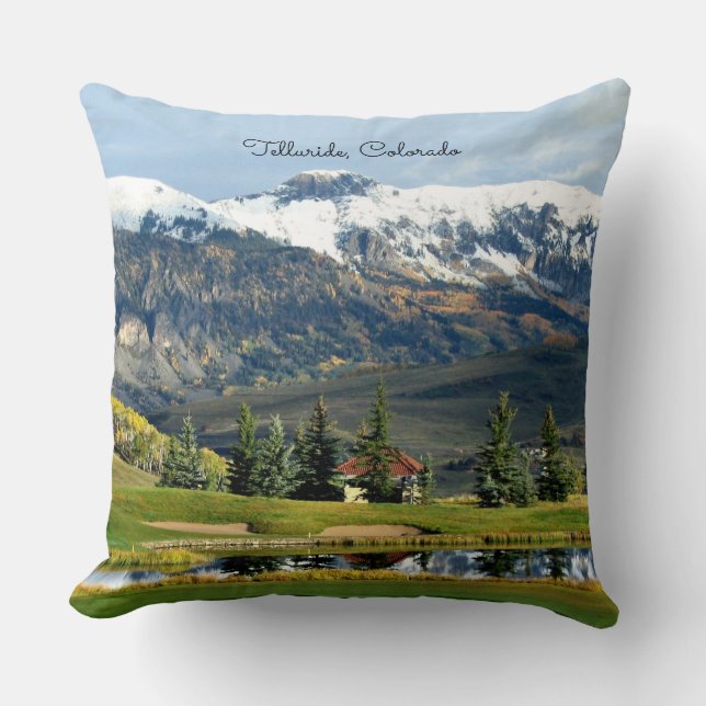 Coussin Telluride, Colorado photo pittoresque (Recto)