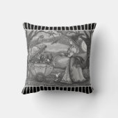 COUSSIN TÉMOIN, CHAT NOIR BÉBÉ BUGGY HALLOWEEN JETER PILLO (Verso)