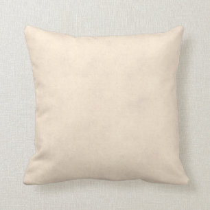 Coussin Temp de papier antique beige de parchemin neutre