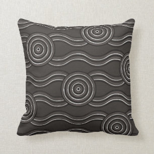 Coussin Tempête d'art autochtone