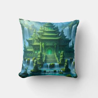 Coussin Temple Castle of the Secret Jade Throne