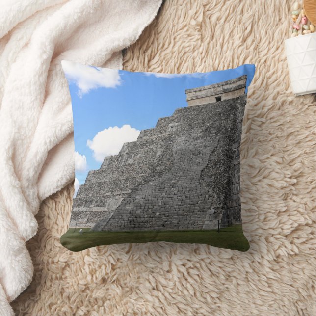Coussin Temple de Chichen Itza de Kukulcan Sud-Ouest Vue (Couverture)