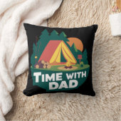Coussin Temps avec papa - Fête des pères (Couverture)