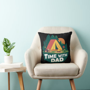 Coussin Temps avec papa - Fête des pères