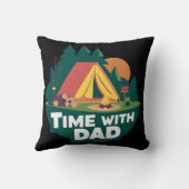 Coussin Temps avec papa - Fête des pères (Verso)