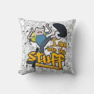 Coussin Temps d'aventure   Finn "Je Suis Dans Ce Genre De 