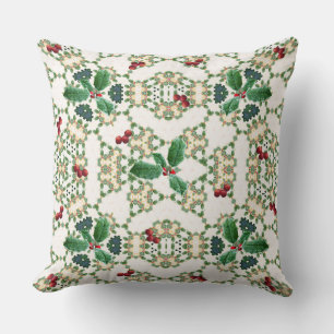 Coussin Temps de houx