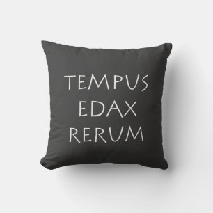 Coussin Tempus edax rerum