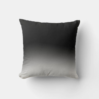 Coussin Tendance moderne chic abstrait noir et blanc ombre