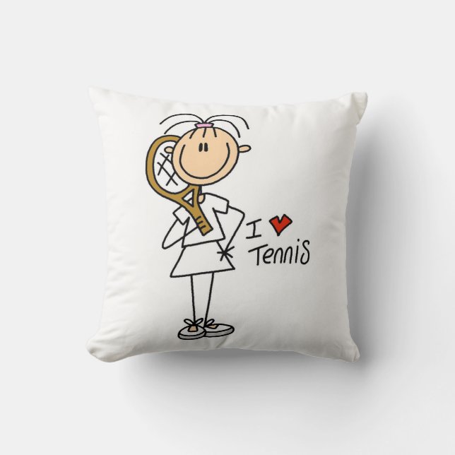 Coussin Tennis d'amour de la femelle I (Recto)