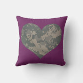 Coussin Tenue de combat militaire Camo Camouflage (Verso)