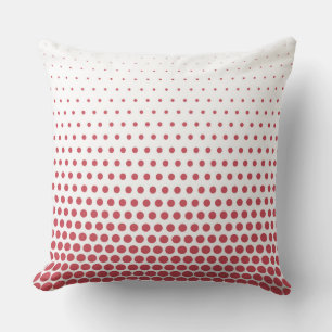 Coussin Terra Cotta Pois Moderne Blanc