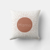 Coussin Terracotta Boho Sun (Verso)