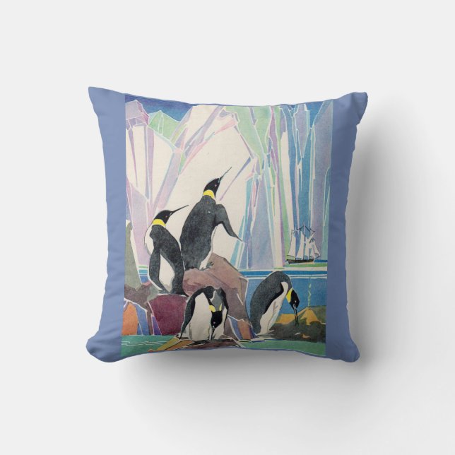 Coussin terrain de pingouin (Recto)