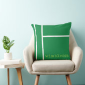 Coussin Terrain de tennis vert avec Wimbledon (Chaise)