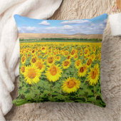 Coussin Terrain de tournesol (Couverture)