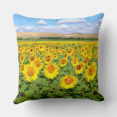 Coussin Terrain de tournesol (Verso)