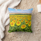 Coussin Terrain de tournesol (Couverture)