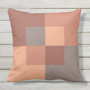 Coussin Terrain géométrique Sienna Terracotta Chaleureux