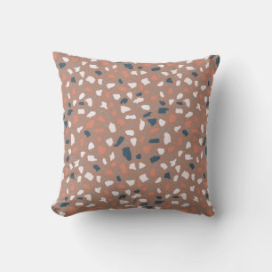 Coussin Terrazzo sol motif sans soudure. pierre vintage,