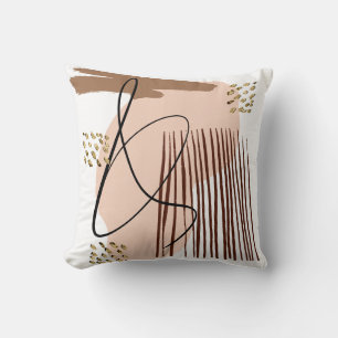 Coussin Terre cuite moderne abstraite