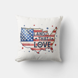 Coussin Terre de libres grâce aux braves